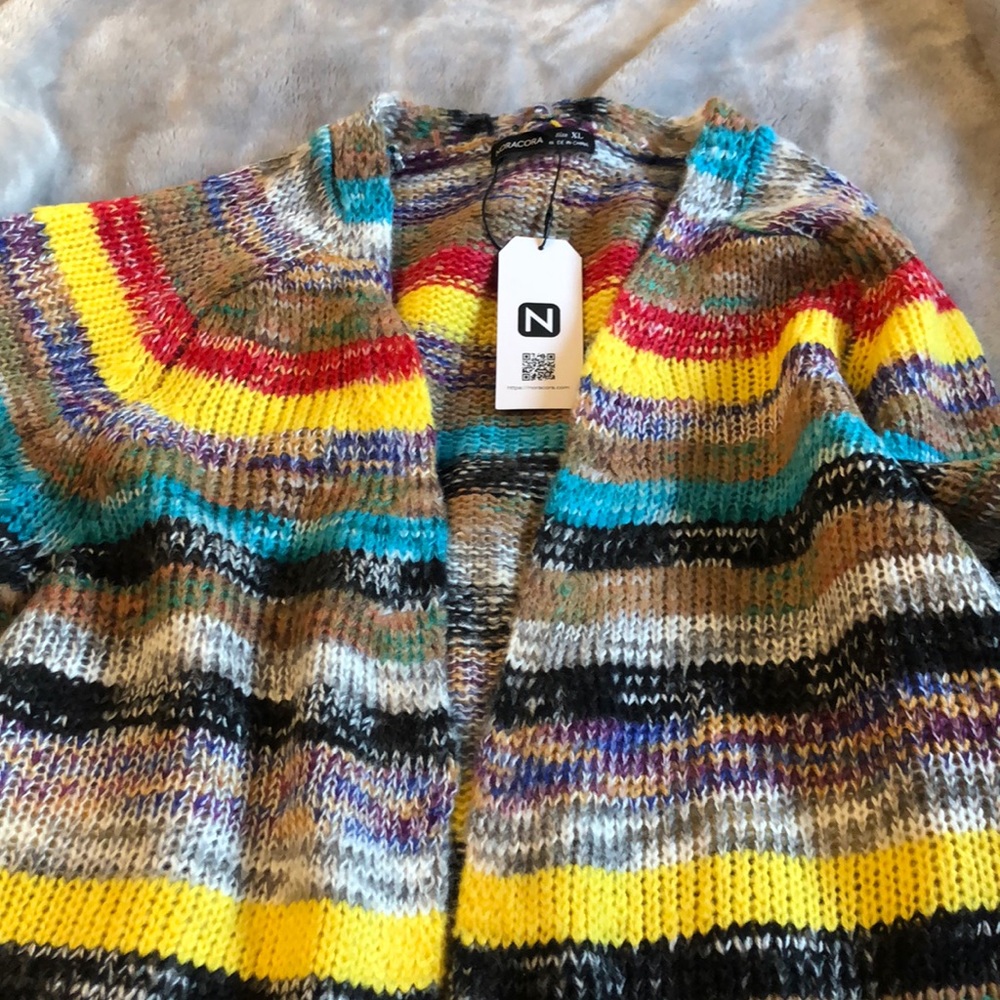 Striped cardigan